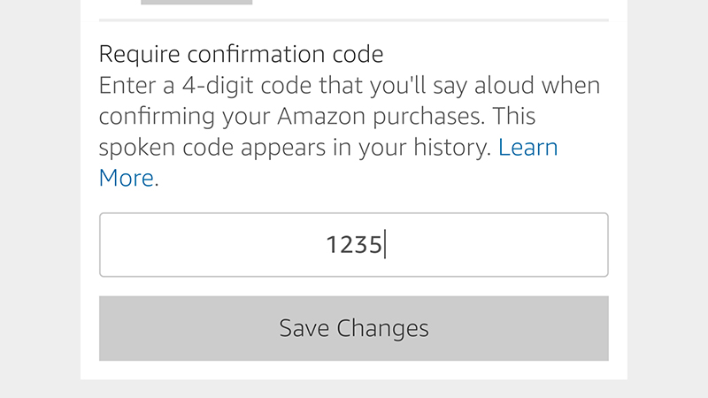 A PIN code will stop accidentally purchases. (Image: Screenshot)